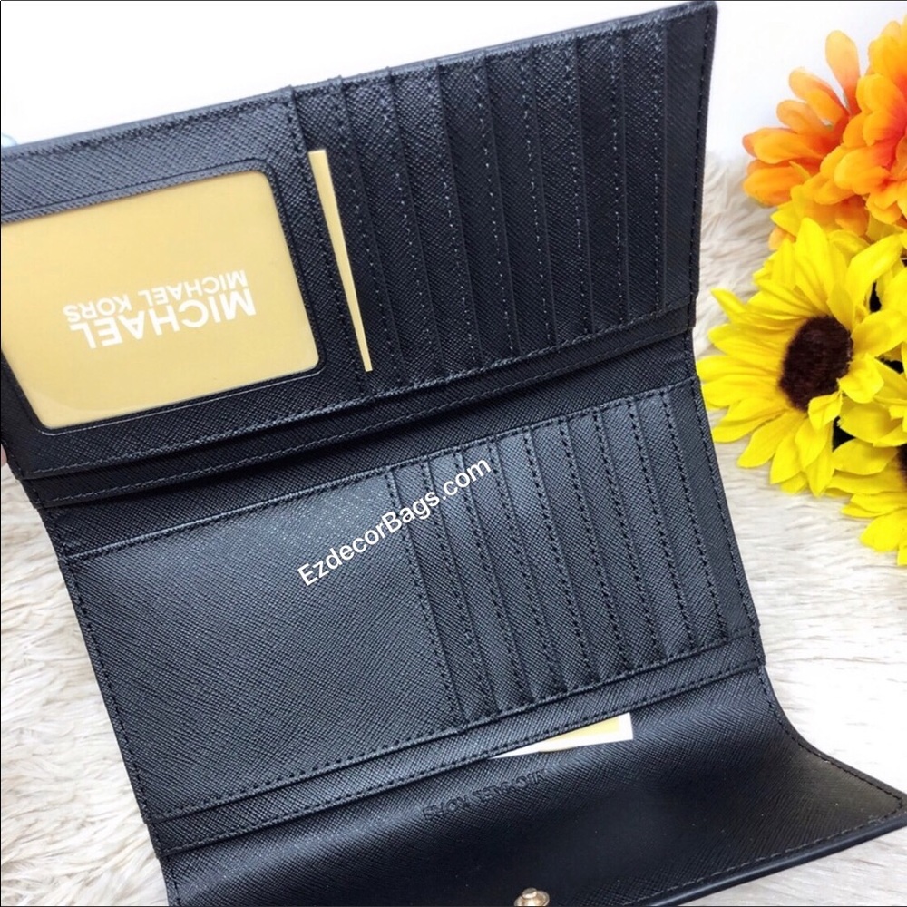 NWT Michael Kors | Jet Set Large Trifold Wallet - Picture 7 of 8